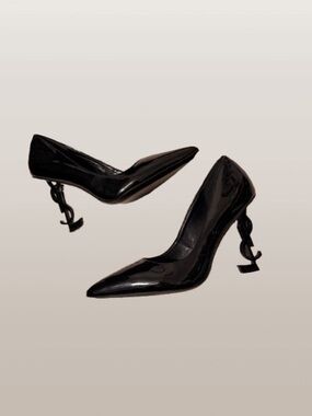 Black Patent YSL Opyum Heels